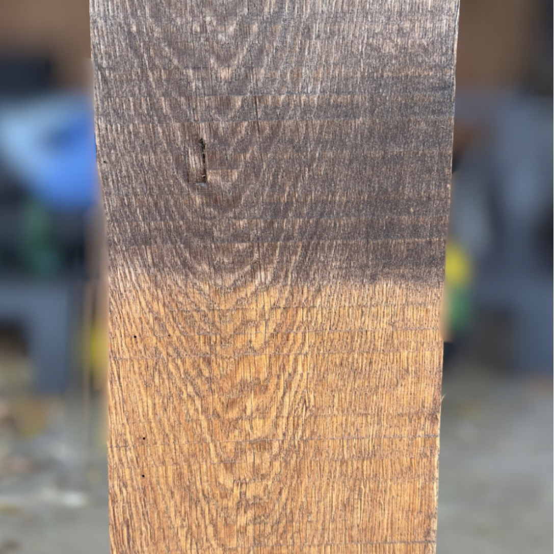 vergrijsd hout herstellen zonder schuren