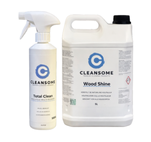 Totale clean en wood shine als set