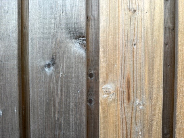 hout ontgrijzen voorbeeld buitenhout